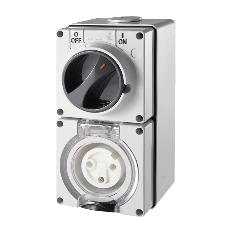 3 Pin Round Industrial Switch & Socket 32A