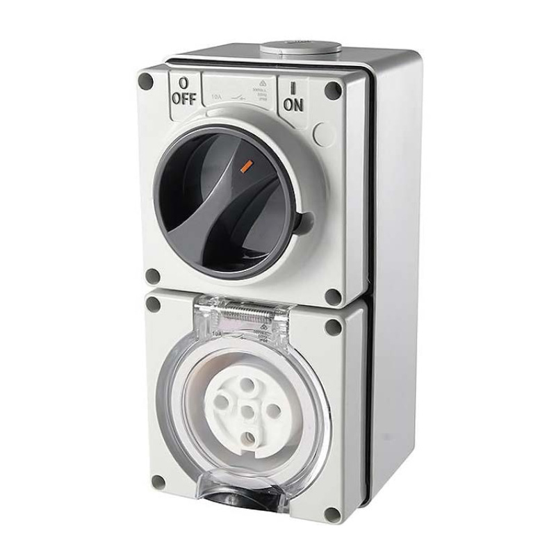 5 Pin Round Industrial Switch & Socket 40A
