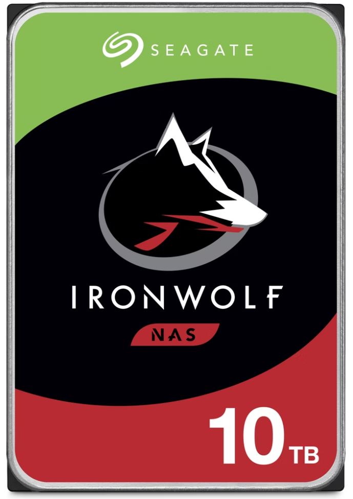 Seagate 10TB 3.5' IronWolf 7200 RPM 256MB Cache SATA 6.0Gb/s 3.5' Hard Drives Bare Drive
