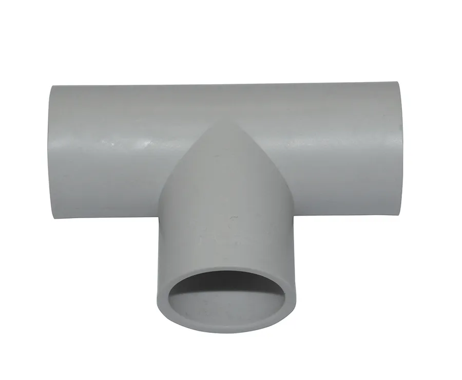 FITTING STRAIGHT TEE PVC 20MM GREY (pack of 20)