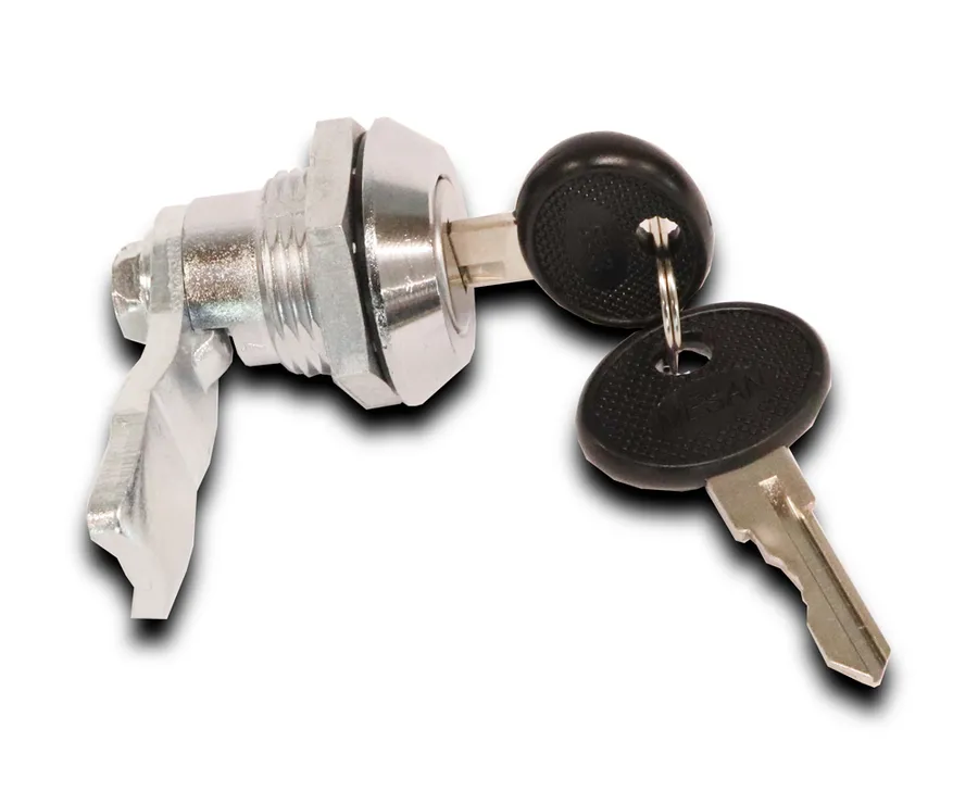 CHROMED KEYED LOCK FOR MSB SSB CABINETS