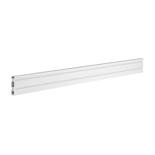 Brateck Aluminum Slatwall Panel, Weight Capacity 40kg-Matte White, Must be installed with SW02-3 (desk) or SW02-4 (wall) (LS)