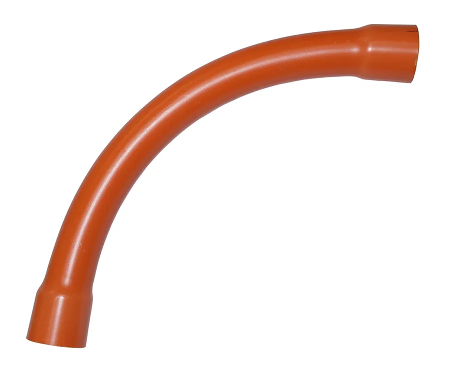 FITTING SWEEP BEND 90DEG 25MM ORANGE (pack of 10)