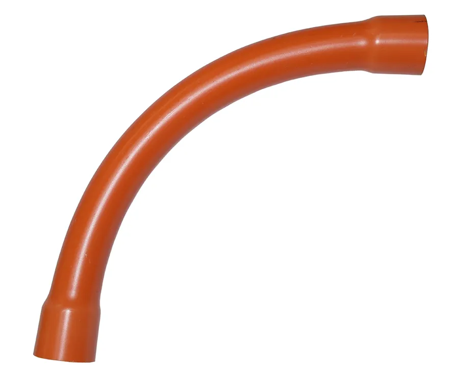 FITTING SWEEP BEND 90DEG 40MM ORANGE