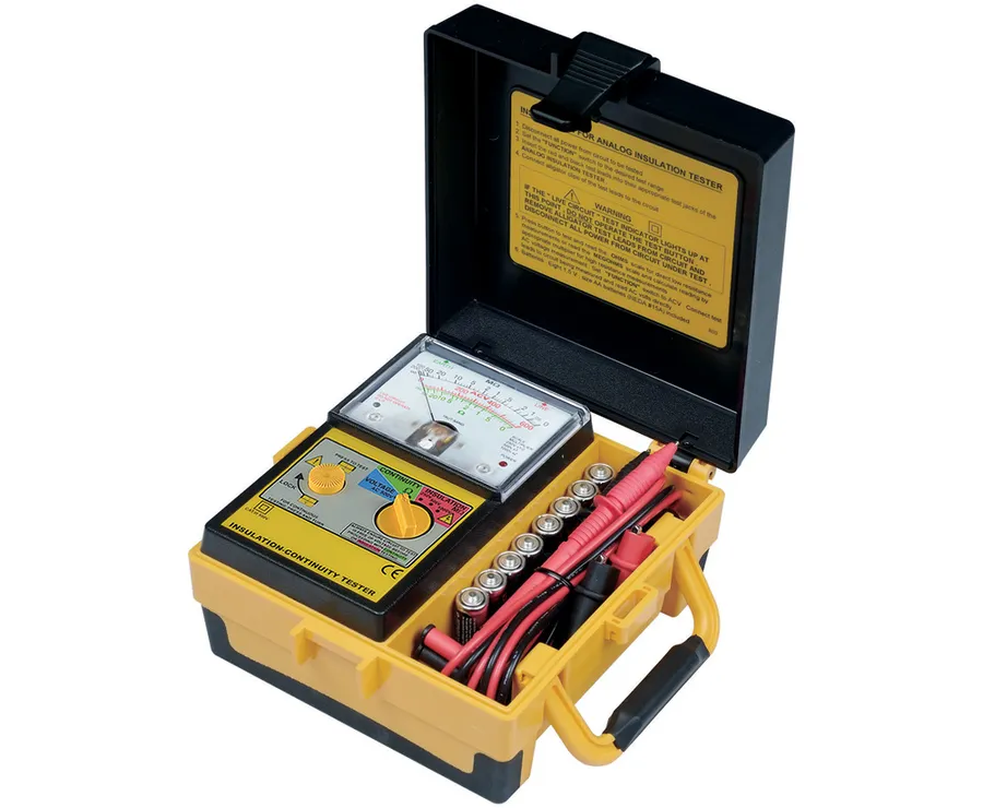 ANALOGUE INSULATION TESTER CATIII 500v