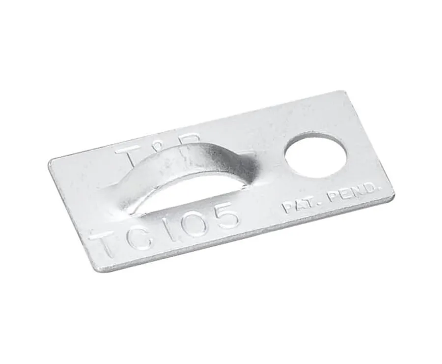 ALUMINIUM C/TIE MNT PLATE 25X13MM 1000PK (pack of 1000)