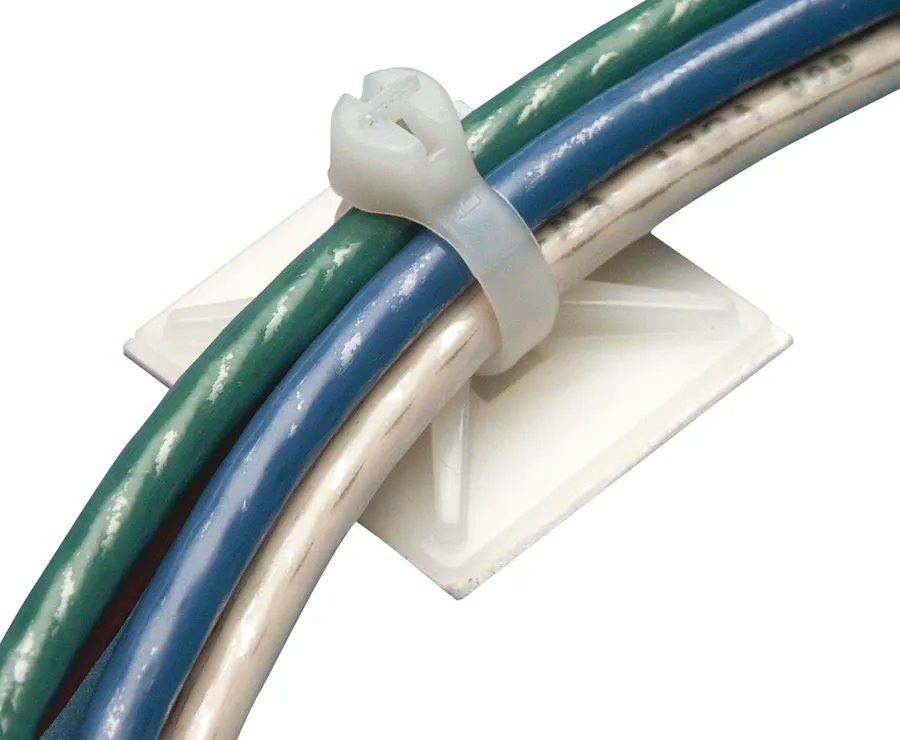 SELF ADHESIVE MNT 19MM PA 6.6 NAT 100PK (pack of 100)