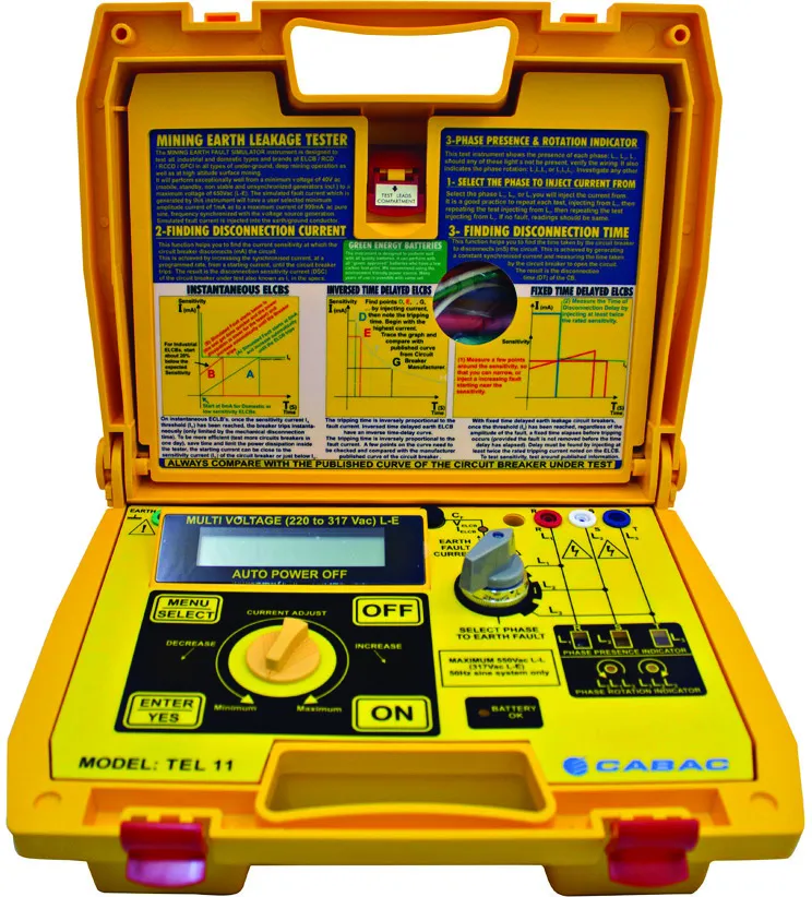 Three Phase RCD Tester