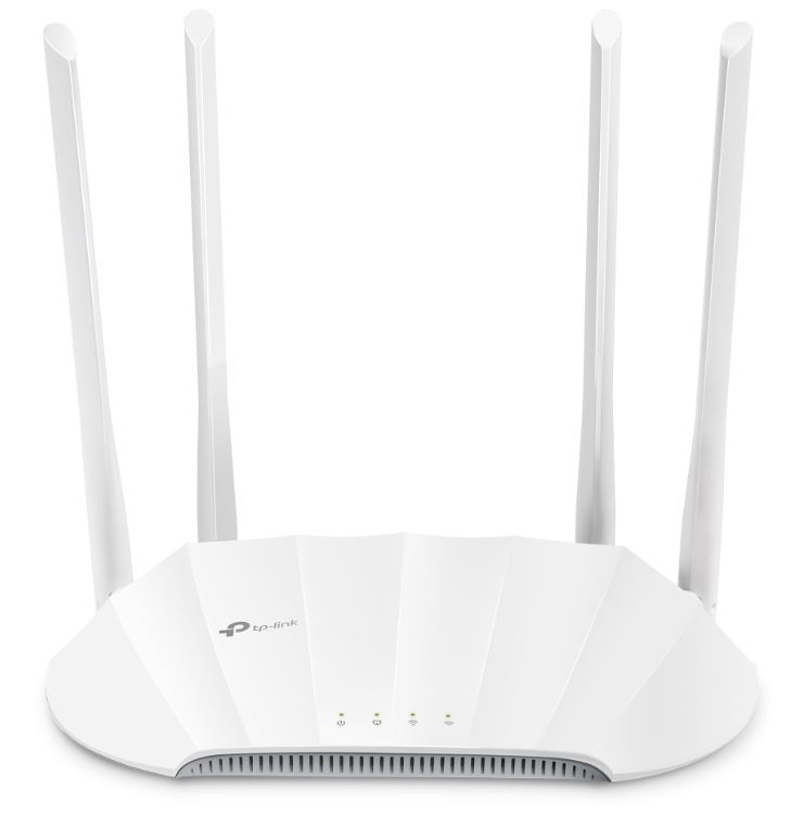 TP-Link TL-WA1801 AX1800 Gigabit Wi-Fi 6 Access Point, 574 Mbps at 2.4 GHz + 1201 Mbps at 5 GHz, 4× Fixed Antennas, 1× Gigabit Port, 1024-QAM