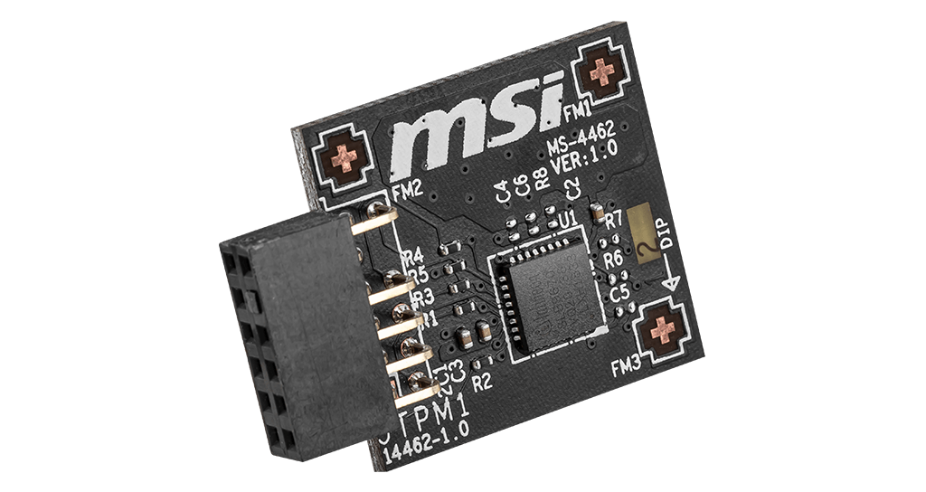 MSI TPM 2.0 SPI - MS-4462 MODULE. B550/A520/Intel 400/500/600/700/800 Series