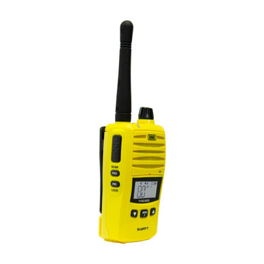 GME TX6165XY 5/1 Watt IP67 UHF CB Handheld Radio - Yellow