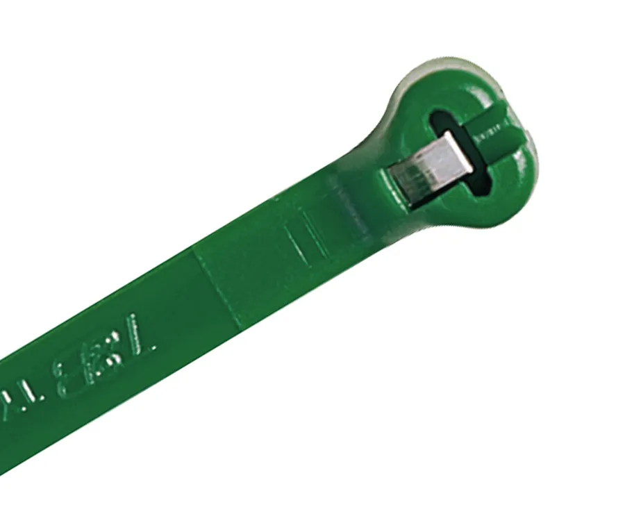 PA6.6 C/TIE 180N 140X3.6MM GREEN 1000PK (pack of 1000)