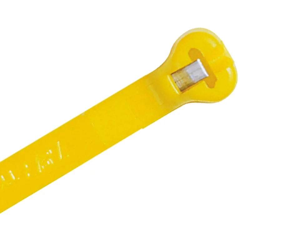 PA6.6 C/TIE 222N 186X4.8MM YELLOW 1000PK (pack of 1000)