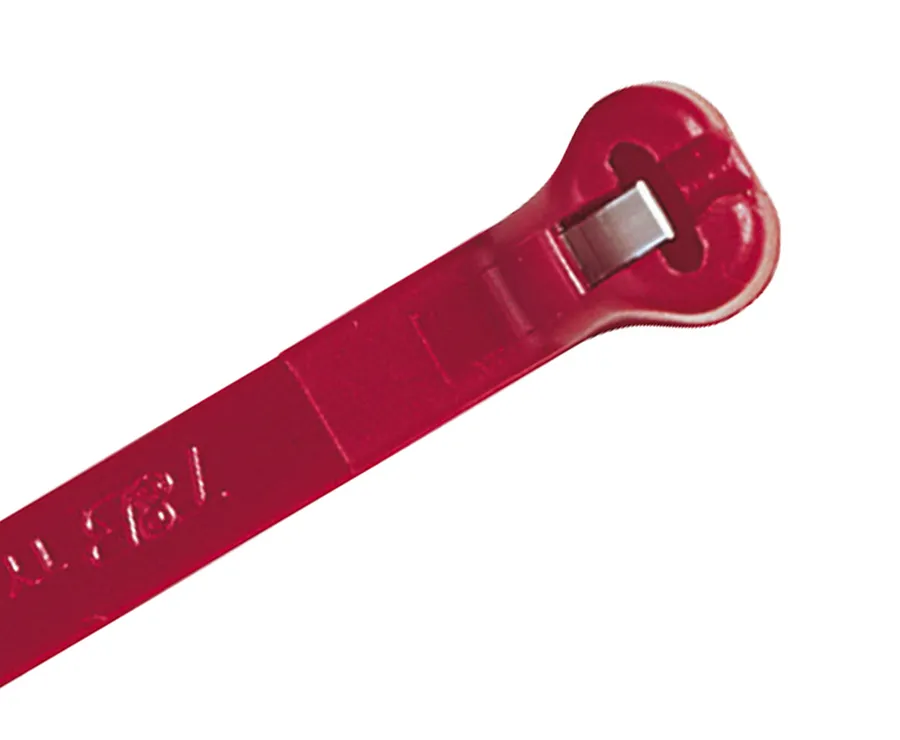 PA 6.6 C/TIE 540N 340X7MM RED 500PK (pack of 500)
