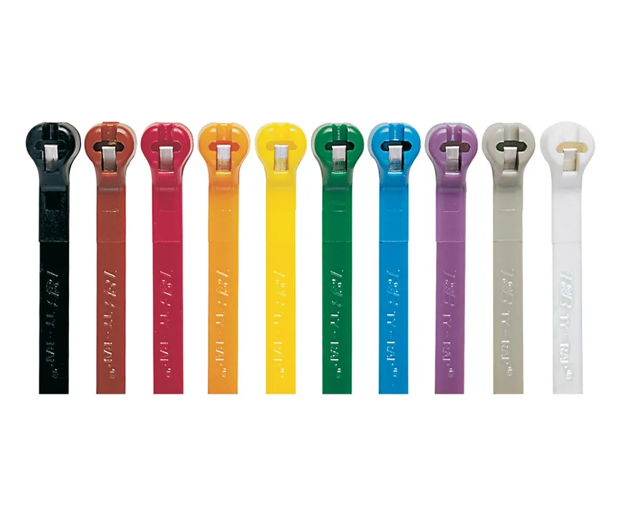 PA 6.6 C/TIE MULTI CLR 186X4.8MM 100PK (pack of 100)