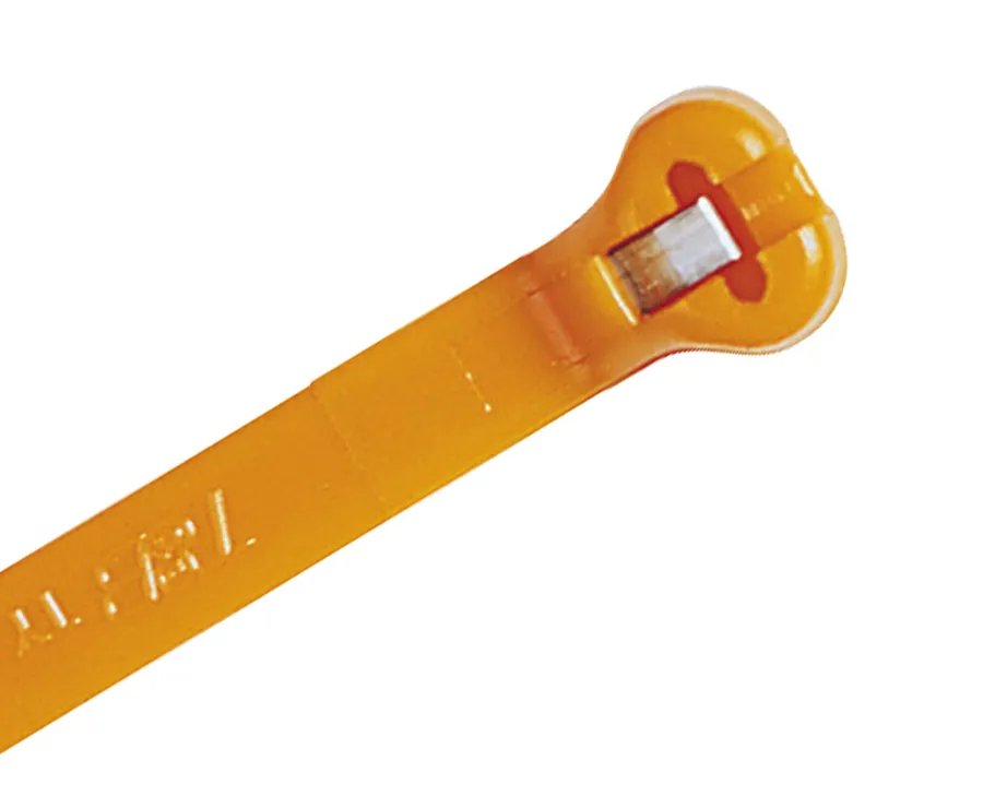 PA 6.6 C/TIE 540N 340X7MM ORANGE 100PK (pack of 100)