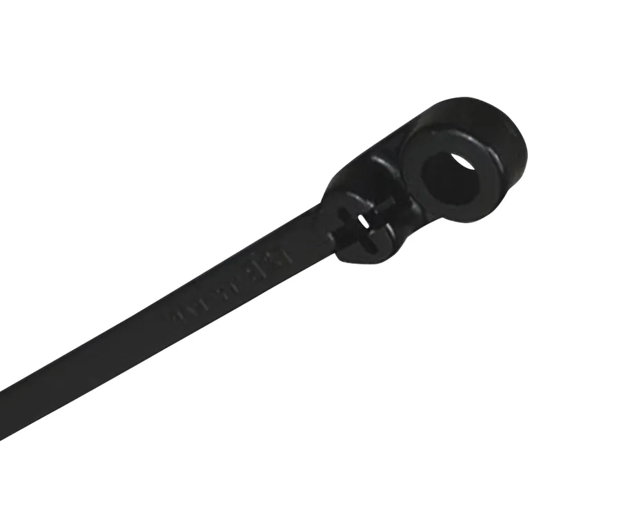CABLE TIE TYRAP MOUNT HEAD 102X3.5MM BLK (pack of 100)