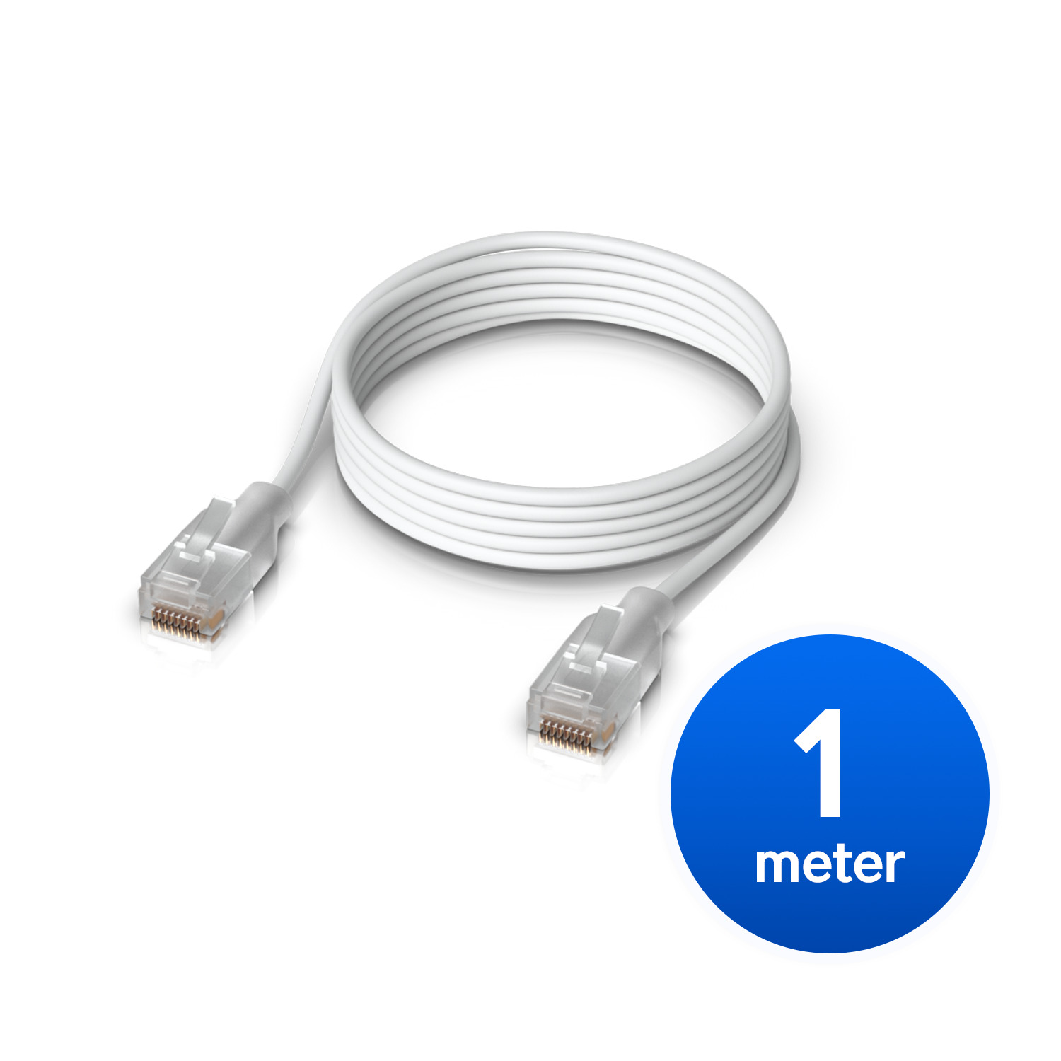 Ubiquiti UniFi Etherlighting Patch Cable Length 1M Nano-thin Patch Cable With 2.5 GbE Support Designed sShow Etherlighting Effects
