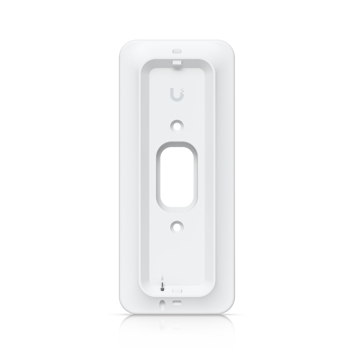 Ubiquiti G4 Doorbell Pro PoE Gang Box Mount, White,Secure, Flat/ 25° Angled Wedge Angled Mounting Plate, Compatible UVC-G4 Doorbell Pro PoE Kit