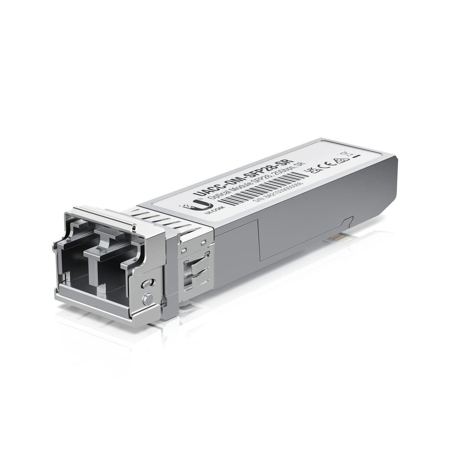 Ubiquiti 25 Gbps Multi-Mode Optical Module, Short-range, SFP28-compatible Optical Transceiver Module, Connections Up To 100 m