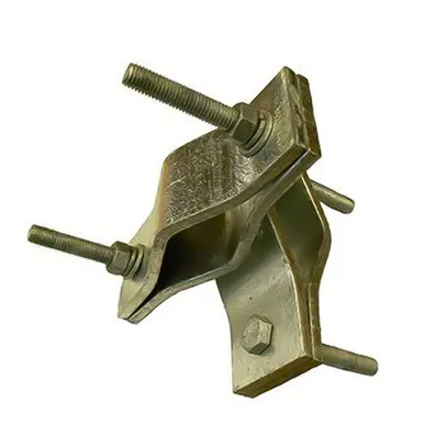 ZCG Right Angle Clamp Bracket, Galvanised Steel, 40-75mm Pole, 40-75mm Ancillary