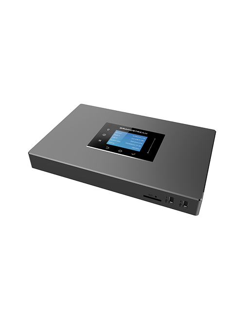 Grandstream Audio Series UCM6300A IP PBX supports250 users and includes a built-in instant messaging. NO VIDEO CONFERENCING