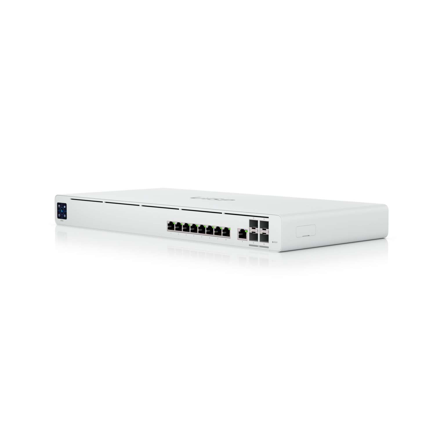 Ubiquiti UISP Router Professional, (9) GbE RJ45 ports, (4) 10G SFP+ ports, Integrated Layer 2 Switch, Up to 9,500 Mbps NAT Throughput