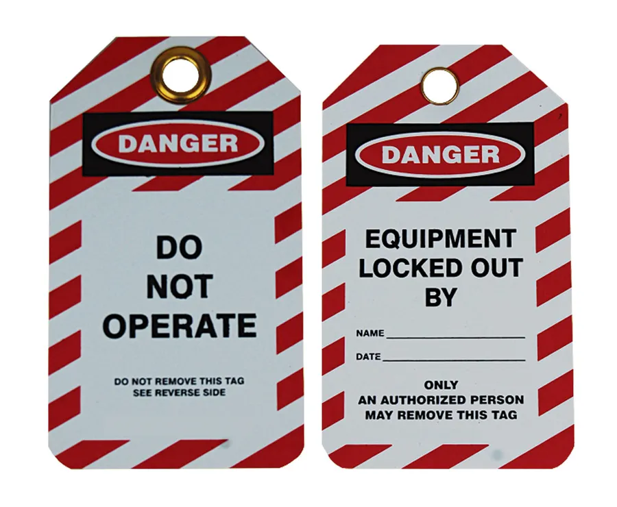 DO NOT OPERATE TAG 10 PK