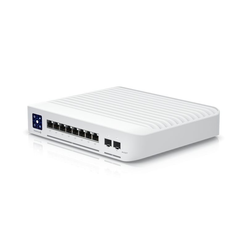 Ubiquiti Switch Enterprise 8-port PoE+ 8x2.5GbE, Ideal For Wi-Fi 6 AP, 2x 10g SFP+ Ports For Uplinks, Managed Layer 3 Switch