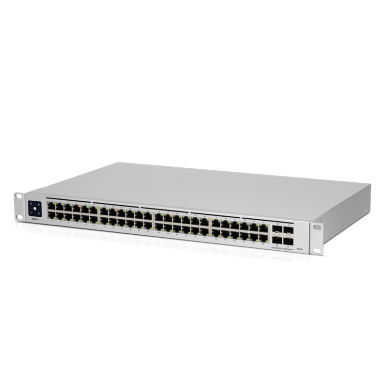 Ubiquiti UniFi 48-Port Managed Gigabit Layer2 & Layer3 Switch - 48x Gigabit Ethernet Ports, 4x SFP+ Ports - Touch Display - GEN2