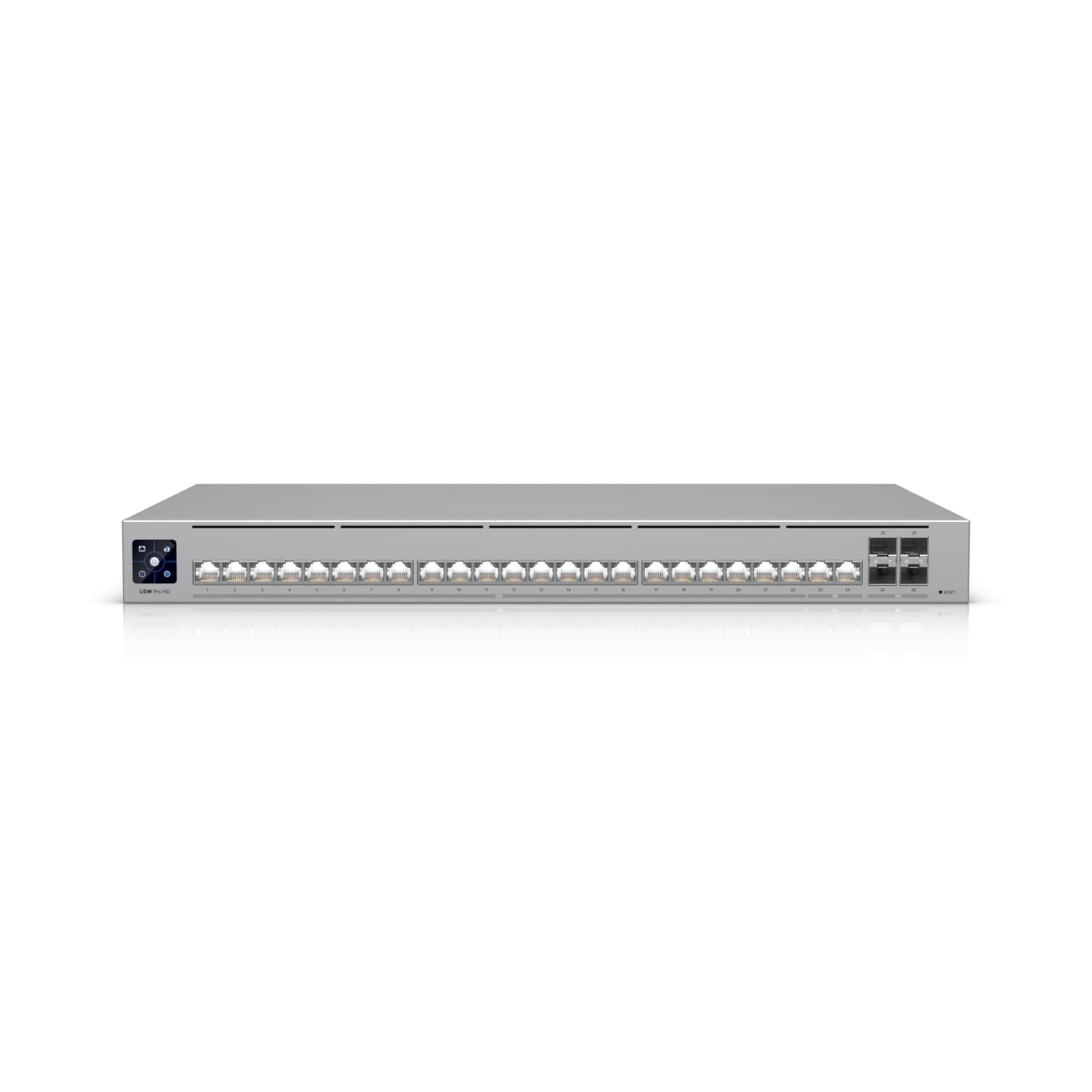 Ubiquiti Pro HD 24, Professional-grade, Layer 3 Etherlighting Switch,(2) 10 GbE, (22) 2.5 GbE, (4) 10G SFP+ Ports