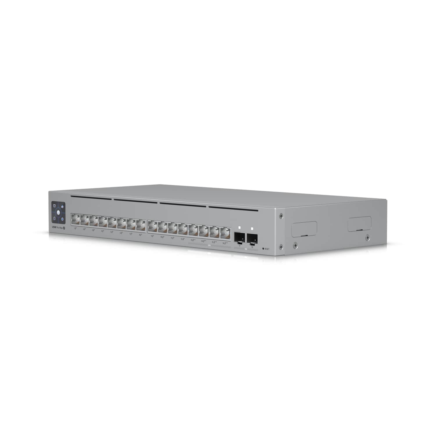 Ubiquiti UniFi Network,Pro Max 16 PoE Switch,16-port, Layer 3 Etherlighting, 2.5 GbE, PoE++ Output, Versatile Mounting Option,180W PoE