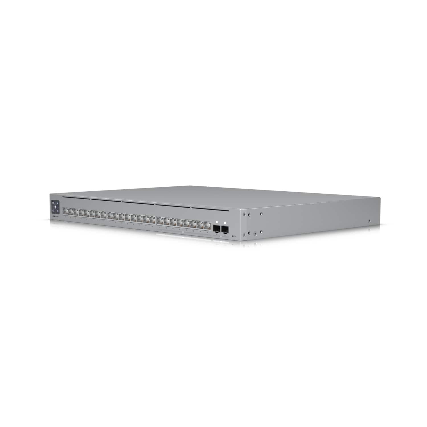 Ubiquiti Pro Max 24, 24-port, Layer 3 Etherlighting Switch, 2.5 GbE, 16 GbE RJ45 Ports, 16 GbE RJ45 2 10G SFP+, Throughput 56 Gbps