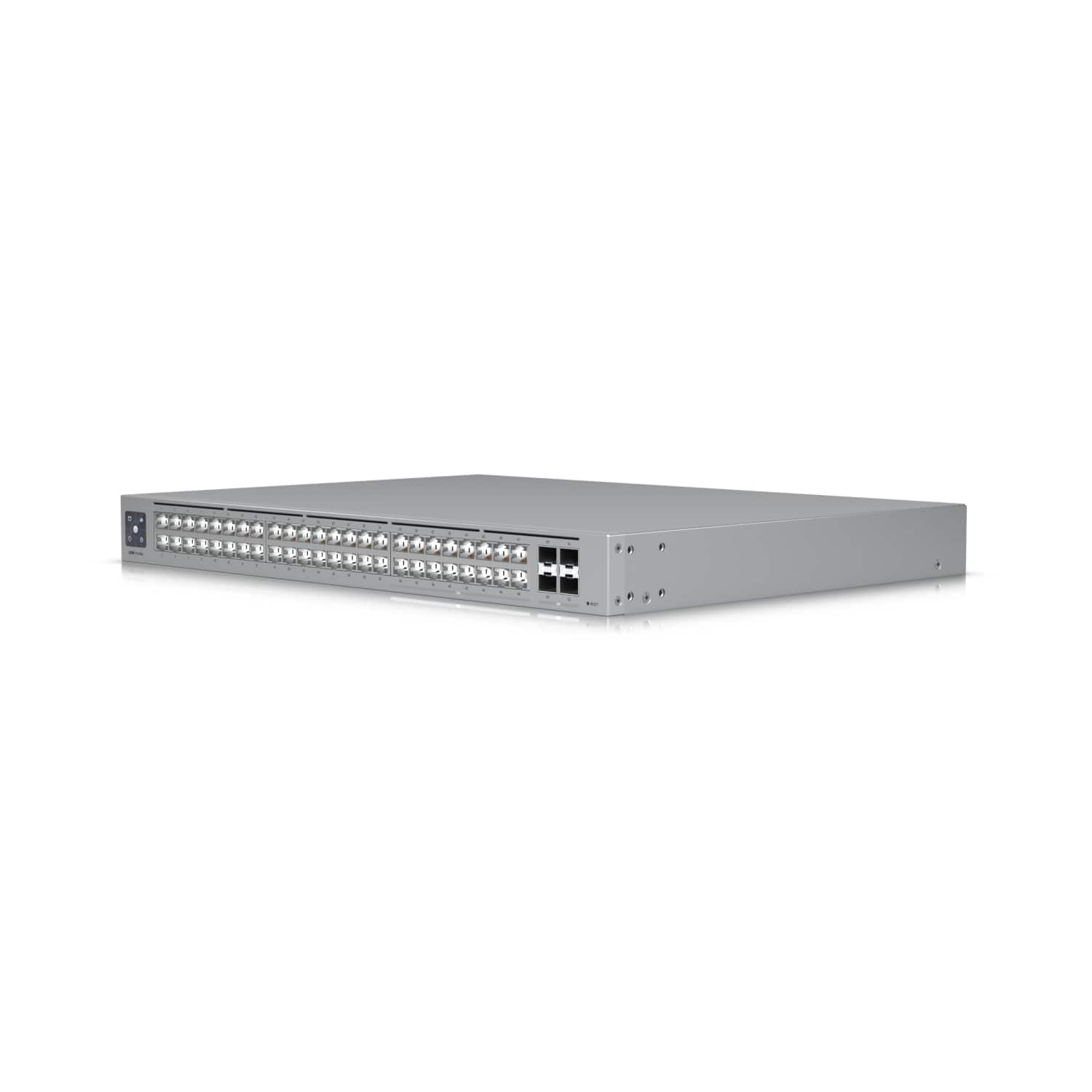Ubiquiti Pro Max 48, 48-port, Layer 3 Etherlighting Switch, 2.5 GbE, 16 GbE RJ45 Ports, 32 GbE RJ45 , 4 10G SFP+, Throughput 112 Gbps