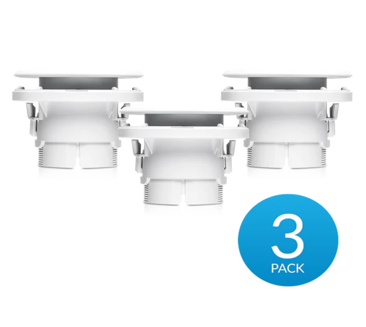 Ubiquiti UVC-G3-FLEX Camera Ceiling Mount Accessory, 3-pack, Compatible with G3 Flex & G5 Flex
