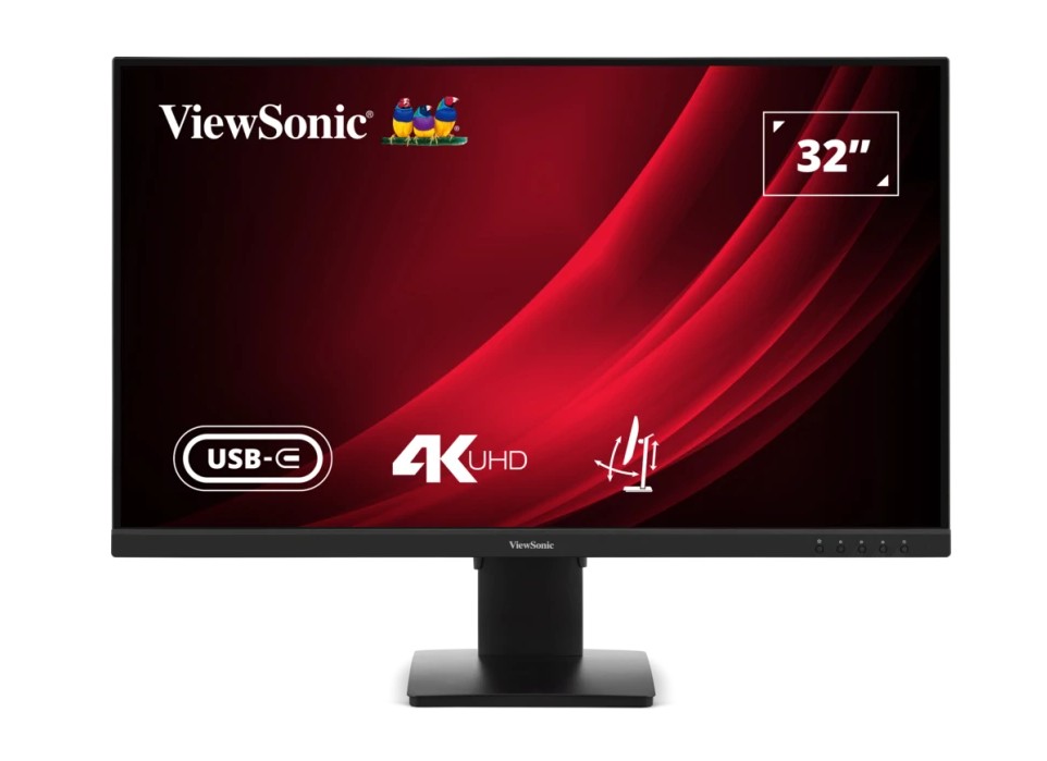 ViewSonic 32' VG 4K SuperClear VA, USB-C, DP, Height Adjust, 3y Advanced Replacement, Business Pro Monitor