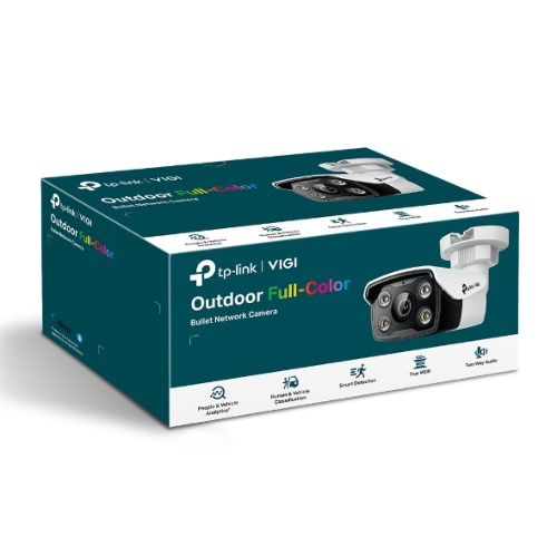 TP-Link VIGI 5MP C350(2.8mm) Full-Colour Bullet Network Camera 2.8mm Lens, Two-Way Audio, Smart Detection
