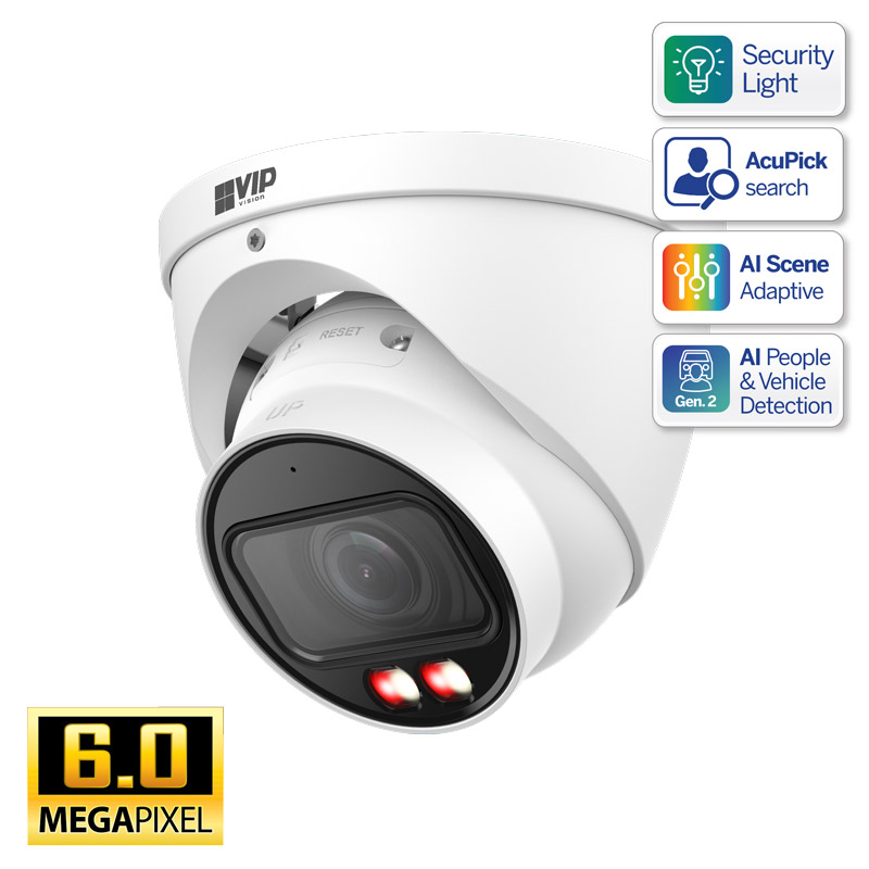 Professional AI Series 6.0MP Motorised Turret