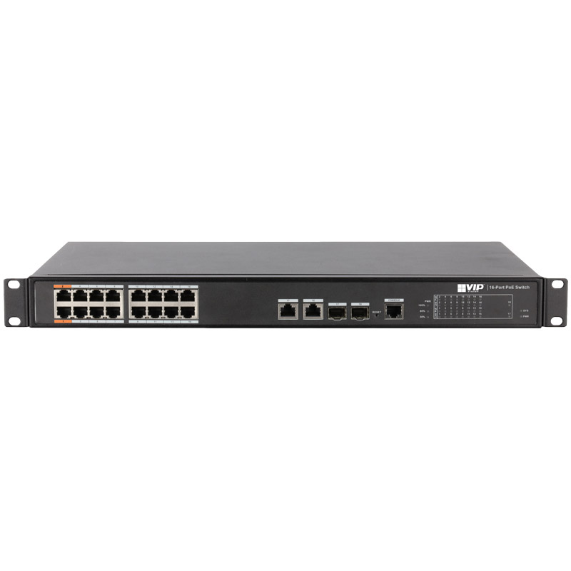 VIP Vision 16-port Managed Fast Hi-PoE Ethernet Switch