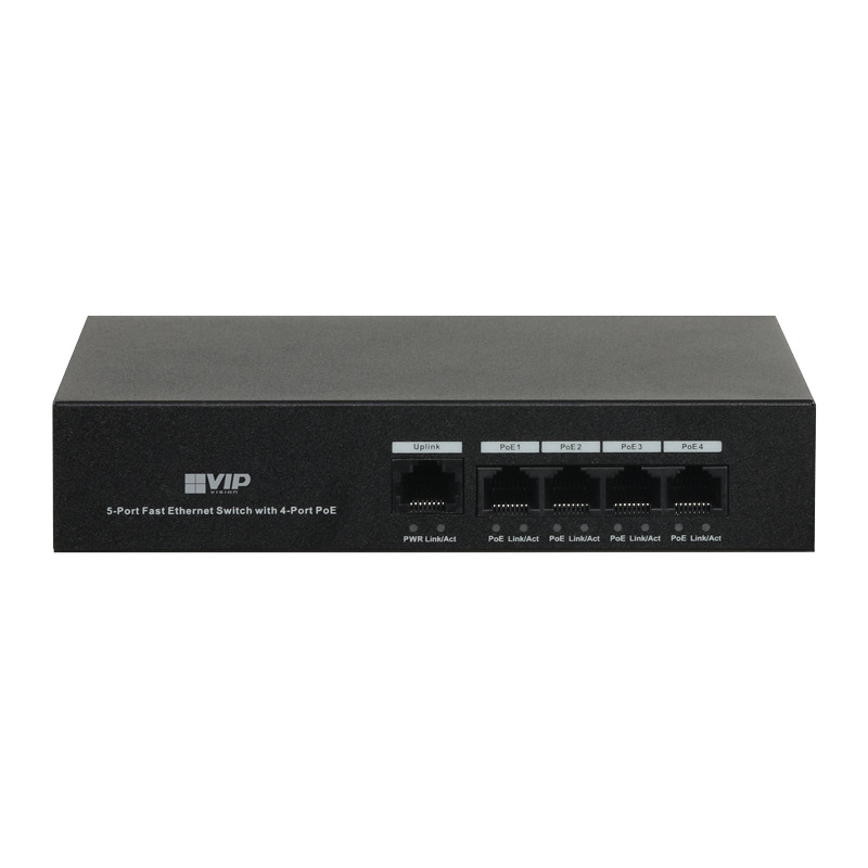 4-port Unmanaged PoE Ethernet Switch