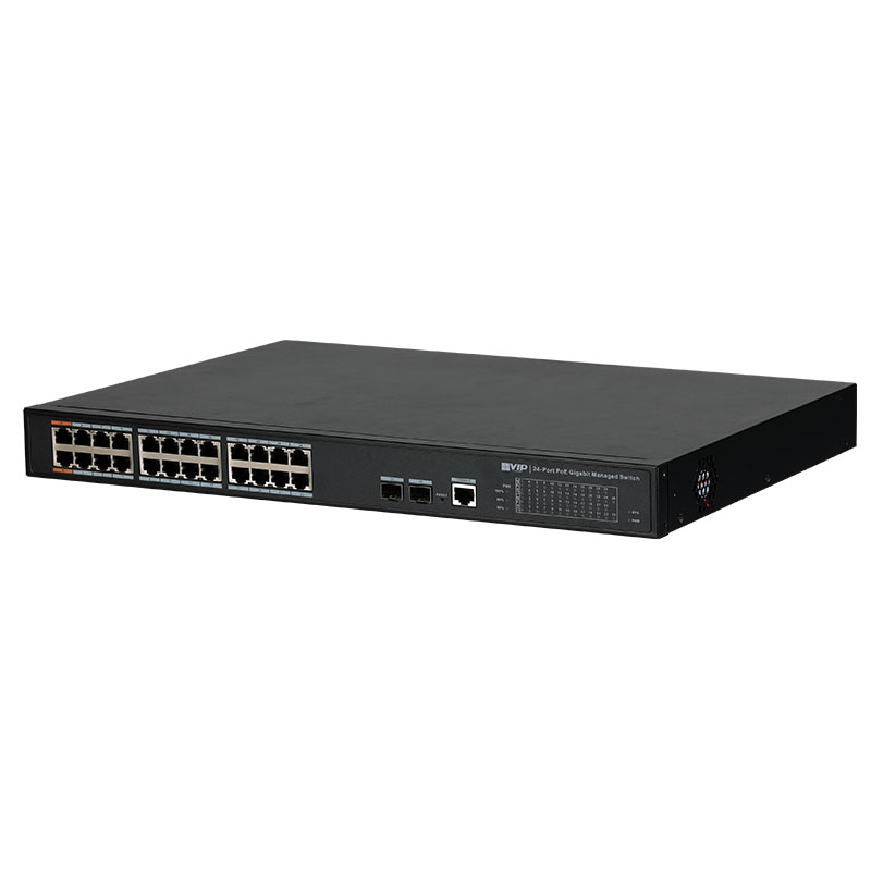 VIP Vision 24-port Managed Gigabit Hi-PoE Ethernet Switch