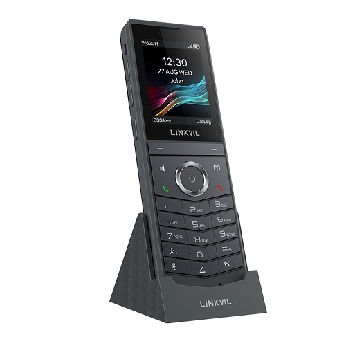 Fanvil W620H cordless handset- 2.4' colour display, 4 SIP lines, Bluetooth 5.0, HD audio, PTT key, seamless roaming, noise reduction, W710H compatible
