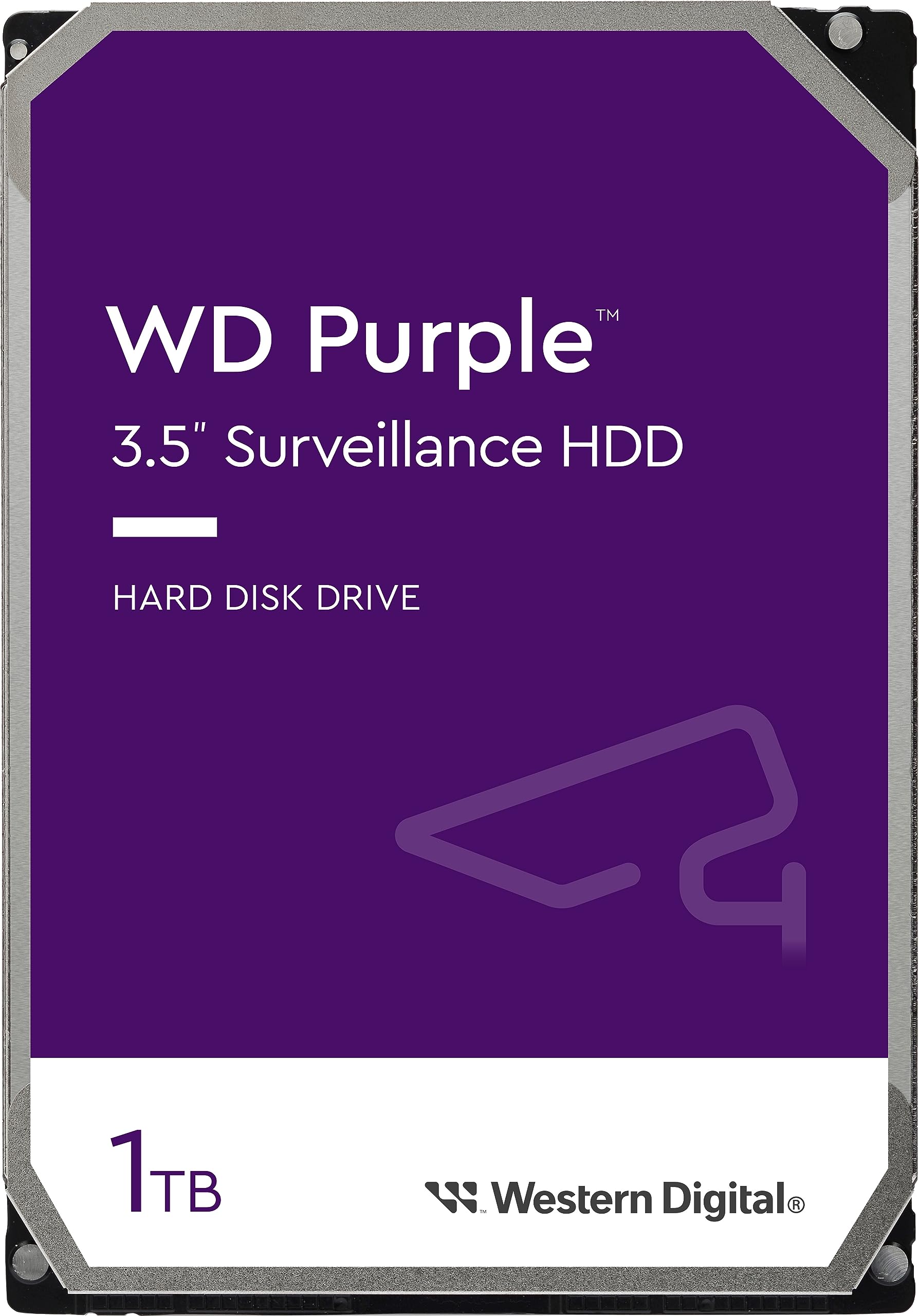 Western Digital WD11PURZ WD Purple 1TB 3.5' Surveillance HDD 5400RPM 64MB SATA3 110MB/s 3yrs limited warranty