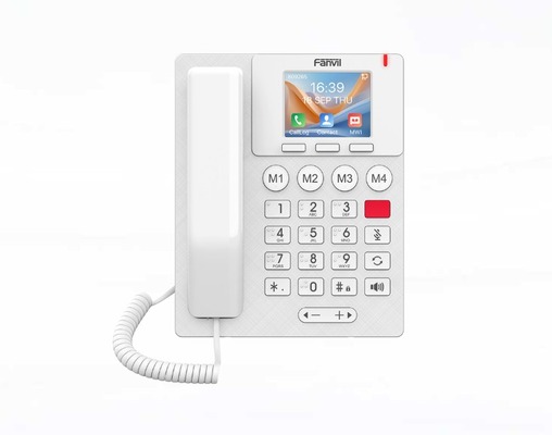 Fanvil X306 IP Phone, 3.5' Colour screen, 2 SIP lines, POE enabled, WI-FI 6, Bluetooth 5.0, Big Button, Extra loud Ringer, Dual Mic 5m Pickup
