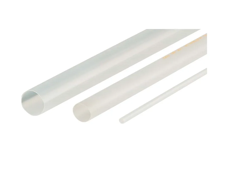 HEATSHRINK THIN WALL 2.4MM WHITE 1.2M
