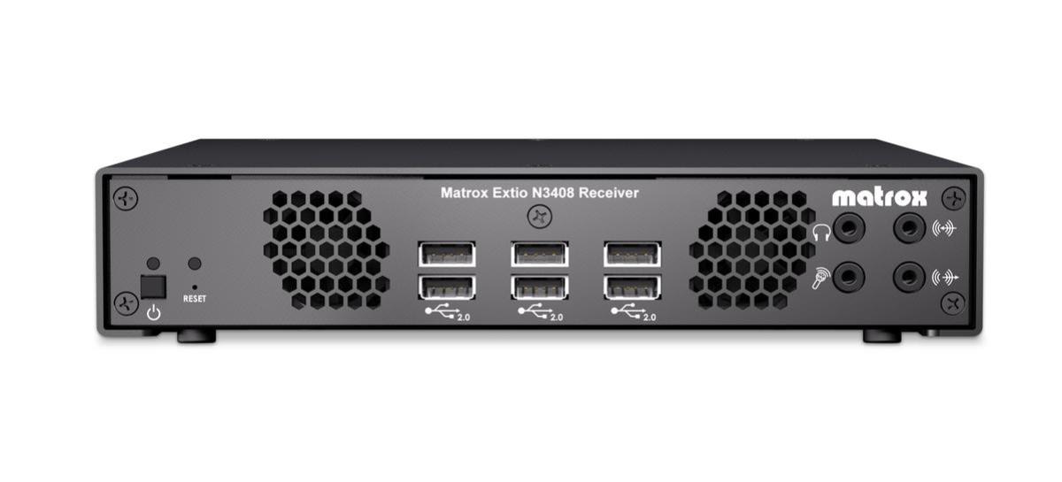 Matrox Extio 3 N3408 Receiver Appliance. Ex-Demo Stock. 2 YR WTY (box damaged)