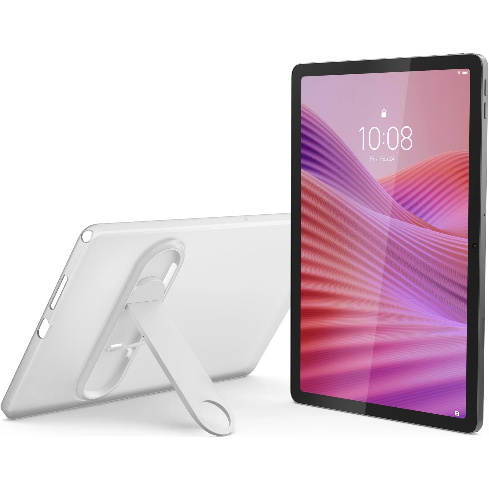 Lenovo Tab LTE (10.1') Wi-Fi 4GB/128GB Tablet with Clear Case - Luna Grey (ZAEJ0157AU) *AU STOCK*, 8MP/5MP, Android, 5100mAh, 1 Year Warranty