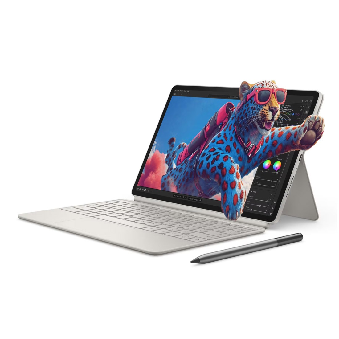 Lenovo Yoga Tab (11.1') Wi-Fi 12GB/256GB Tablet w/ Keyboard & Pen - Seashell (ZAG60143AU)*AU STOCK*, 3.2K, 13MP/2MP, Android, 8860mAh, 1 Year Warranty