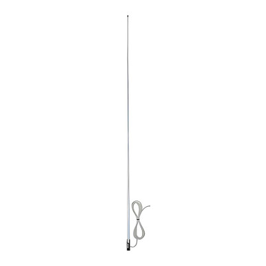 ZCG VHF Marine Deck Mount Antenna, 156 to 162 MHz, 2 dBi, 4.5m UHF Male