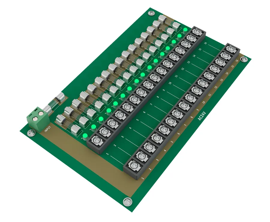 AC 16 WAY PCB